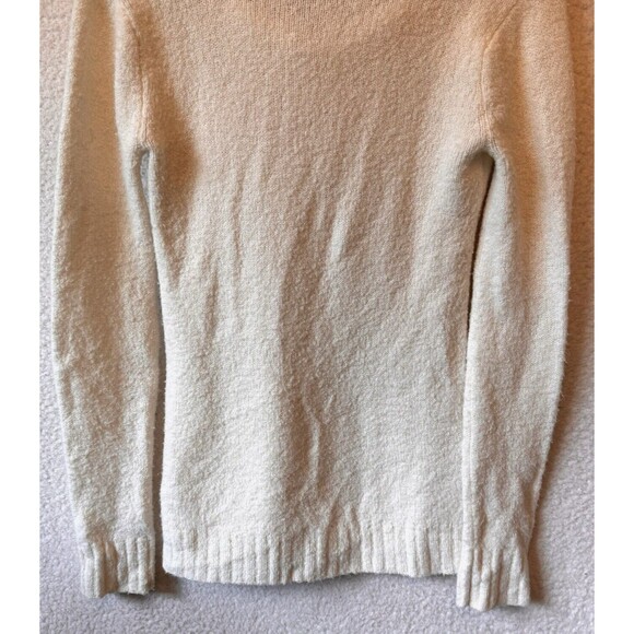 Michael Kors Women‎ Small Cowl Neck Ivory Wool Blend Long Sleeve Sweater - Picture 7 of 11